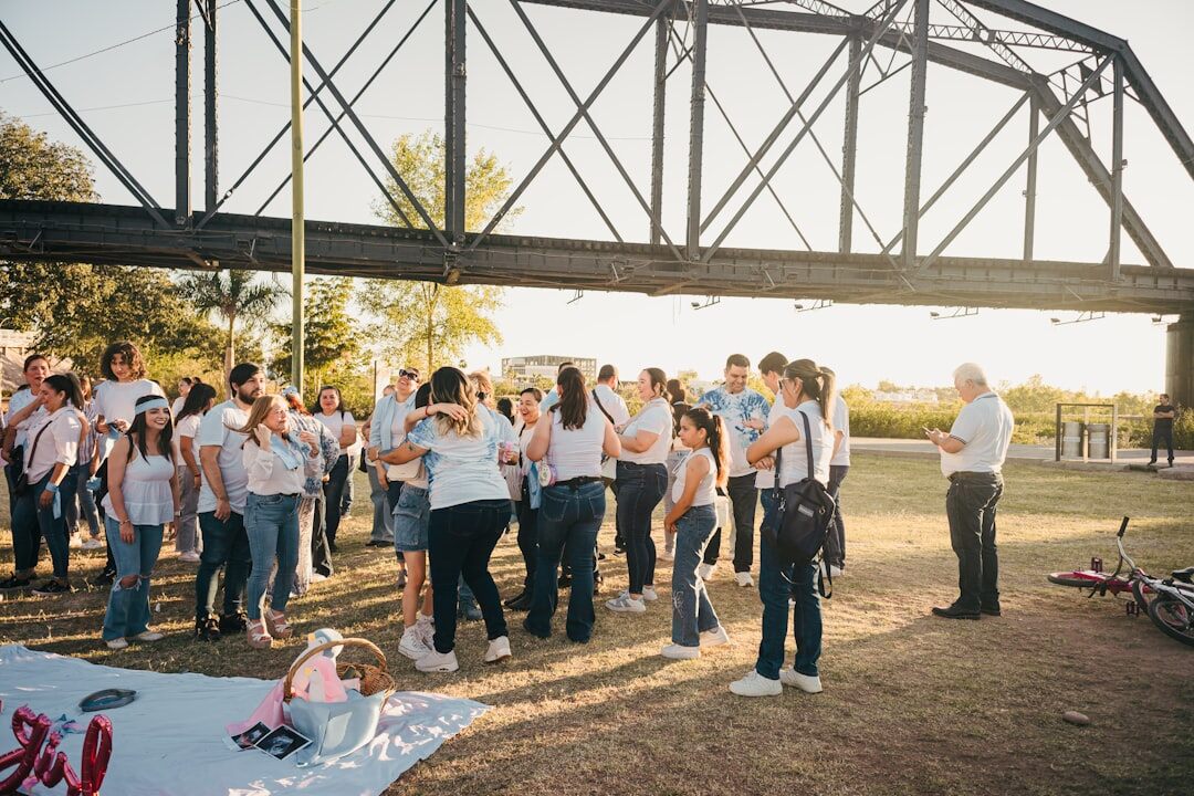 seniors at community event